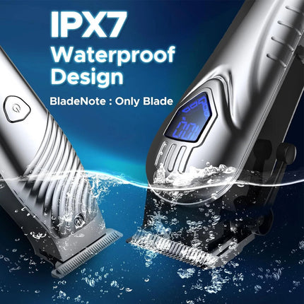 2 Kit Electric Hair Clippers Men's Cordless Hair Trimmer Beard Clippers Trimmer