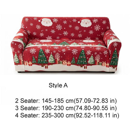 1Pcs All-inclusive Christmas Sofa Cover Furniture Protector Living Room
