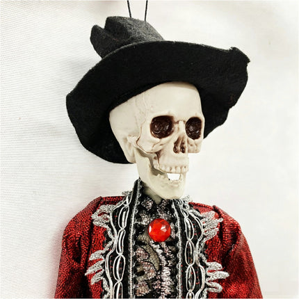 2pk Halloween Skeleton Couple Hanging Decor Party Prop Coco Corpse Bride Groom