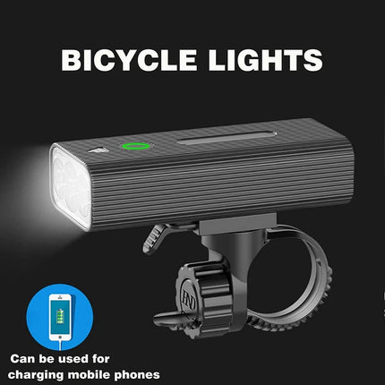 Rechargeable LED Bike Light Set Waterproof Bicycle Lights Headlight Front Rear
