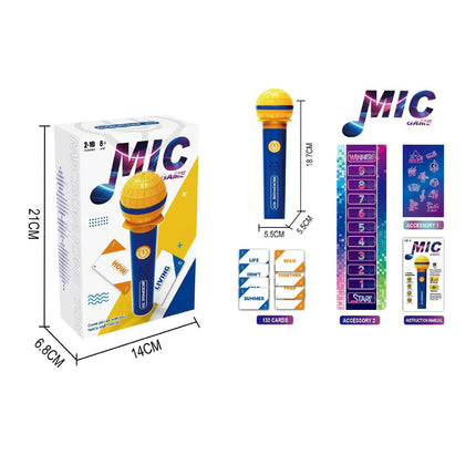 Exciting Grab the Mic Family Karaoke Board Game Lyric Cards Birthday Party