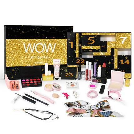 Advent Calendar 24 Christmas Days Cosmetic Beauty Treats Makeup For Ladies Girls