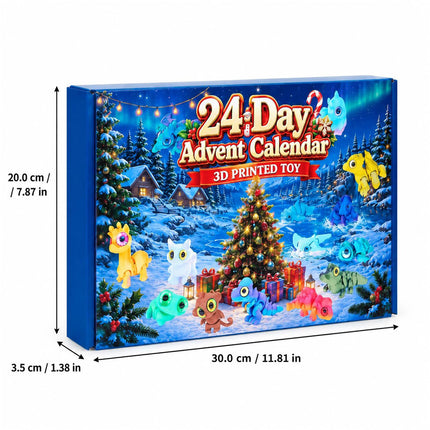 3D Printed Animals Christmas Advent Calendars 2026, 24 Day Christmas Countdown