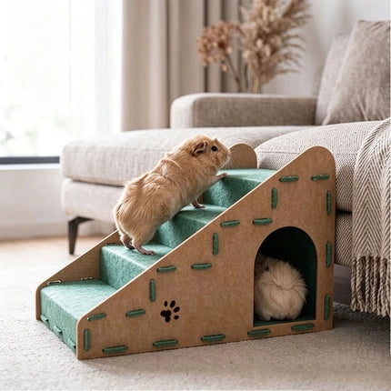 4 Step Ramp Stairs for Sofa & Chair NonSlip Sturdy Pet Steps Cats Dogs