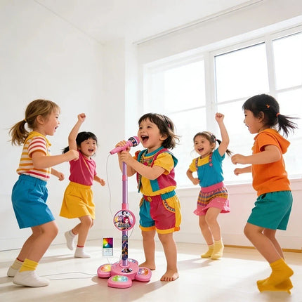Music Microphone Light-Up Singing Karaoke Song Toy Gift