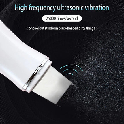 Facial Skin Scrubber Face Spatula Ultrasonic Skin Blackhead Remover Rechargeable
