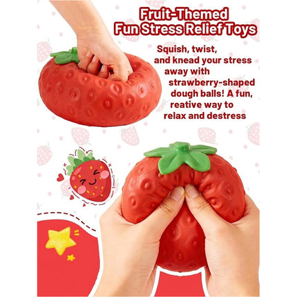 Squishy STRAWBERRY 16cm Extra Large Fidget Toy Squishy