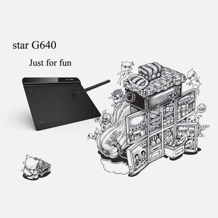 XP-Pen Star G640 Graphics Tablet Digital Tablet Drawing