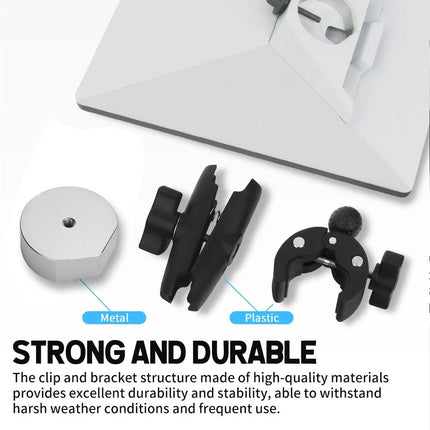 Portable Mount Adjustable RV Pole Clamp Holder Bracket for Starlink Mini Dish