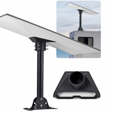 Roof Mount Kit for Starlink Gen 3 V3 Adjustable Wall Bracket Black