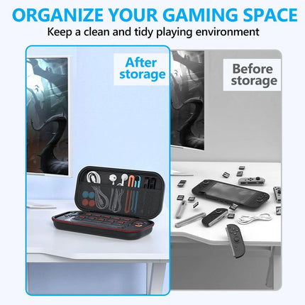 For Nintendo Switch Case Portable Anti-Scratch Hard Shell Card Slot Protection