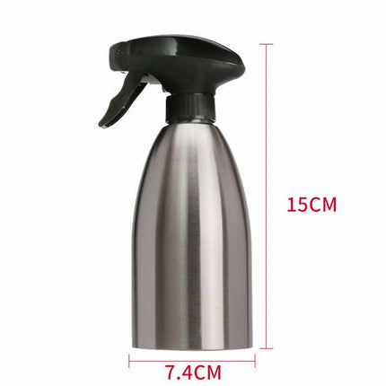 500ml Stainless Steel Oil Spray Bottle Kitchen Olive Oil Sprayer for BBQ Cooking