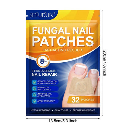 96PCS Toenail Antiseptic Patch Long Lasting Breathable Fungal Nail Patches