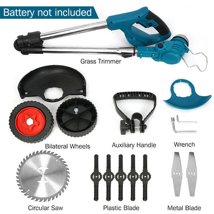 Cordless Electric Grass String Trimmer Lawn  Brush Mower Whipper Snipper