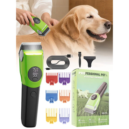 Cat Dog Pet Clippers Hair Electric Clipper Grooming Trimmer Shaver Cordless Kit