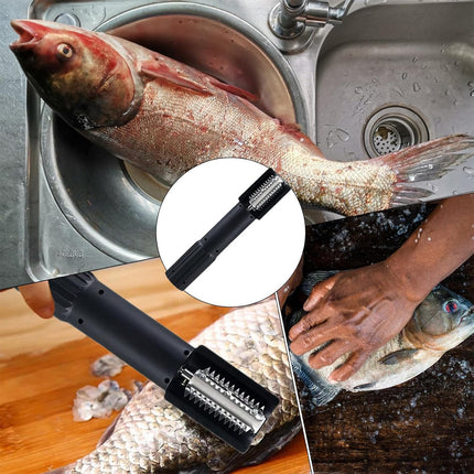 1PC Fish Scale Remover Electric Scraper Cordless Portable Scaler Automatic Tool