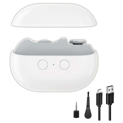 Easy Multi-Function Electric Nail Clippers Glosrity Easyclip Smart Nail Clipper White