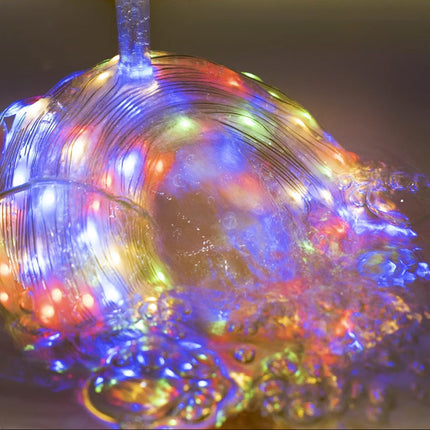 50M 400LED Multicolour Solar Fairy String Rope Lights 8 Models With Timer Waterproof Outdoor