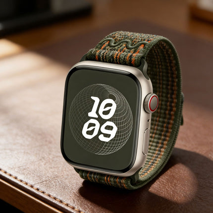For Apple Watch Nike Sport Loop Band Nylon Strap iWatch 42mm 46mm S11 SE Ultra Camouflage