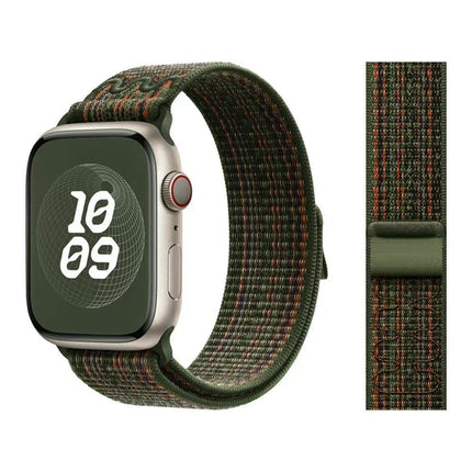 For Apple Watch Nike Sport Loop Band Nylon Strap iWatch 42mm 46mm S11 SE Ultra Camouflage
