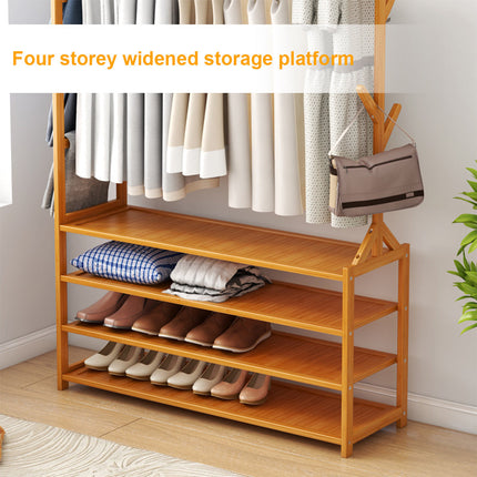 Clothes Rack Stand Rail Scarf Cart Hanging Garment Coat Rolling Storage Shelf Splendid&Co.