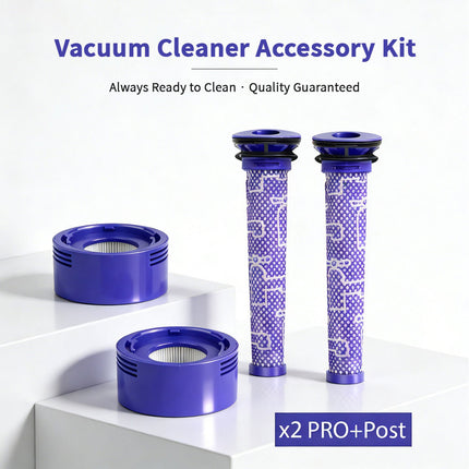 2Pcs For Dyson V8 V7 Vacuum Cleaner Pre Post Filter Replacement