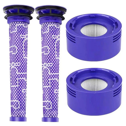 2Pcs For Dyson V8 V7 Vacuum Cleaner Pre Post Filter Replacement