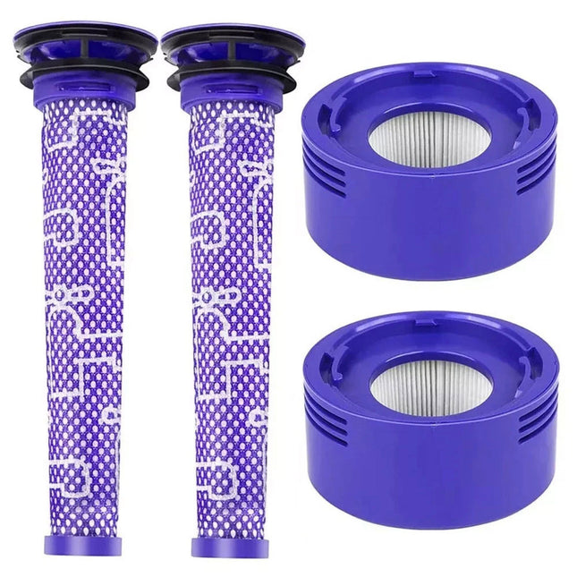2Pcs For Dyson V8 V7 Vacuum Cleaner Pre Post Filter Replacement