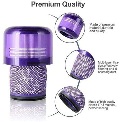 2Pcs Dyson V11 V15 SV14 Vacuum Cleaner Post Replacement Filter
