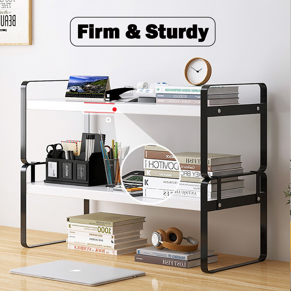 Splendid&Co.-$39.99-2 Layer Desktop Storage Rack Shelf Desk Bookshelf ...
