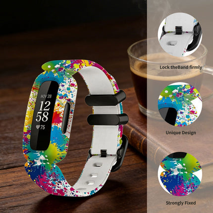 Fitbit Ace 3 Inspire 2 Kids Silicon Watch Strap Band Wristband  Colourful