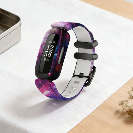 Fitbit Ace 3 Inspire 2 Kids Silicon Watch Strap Band Wristband Purple