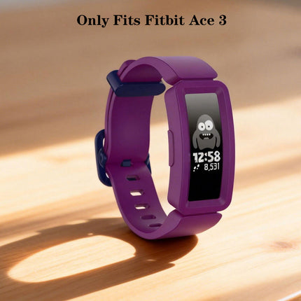 Fitbit Ace 3 Anti-Lost Watch Band Grape & Dark Blue