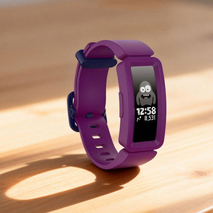 2Packs Fitbit Ace 3 Bands Silicon Replacement Wristband Watch Band Strap Grape