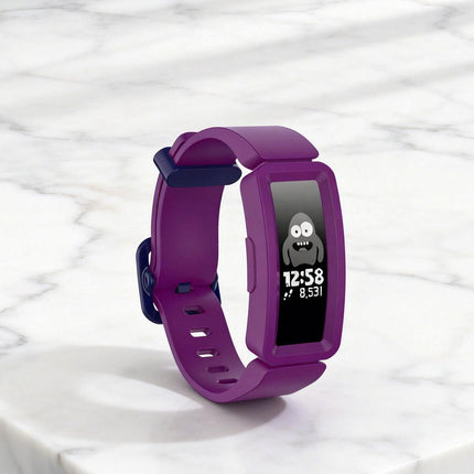 2Packs Fitbit Ace 3 Bands Silicon Replacement Wristband Watch Band Strap Grape