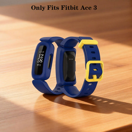 Fitbit  Ace 3 Anti-Lost Watch Band Dark Blue & Yellow