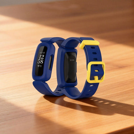 2Packs Fitbit Ace 3 Bands Silicon Replacement Wristband Watch Band Strap Midnight Blue