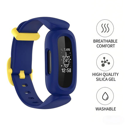 Fitbit  Ace 3 Anti-Lost Watch Band Dark Blue & Yellow