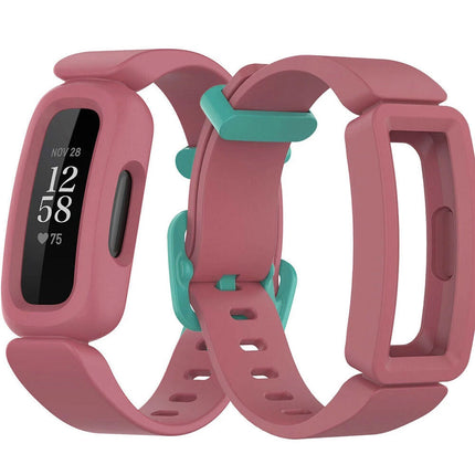 2Packs Fitbit Ace 3 Bands Silicon Replacement Wristband Watch Band Strap Watermelon