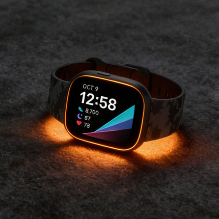 For Fitbit Versa 3 4 Sense 2 Smartwatch Soft Silicone Band Strap Graffiti