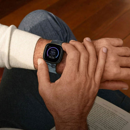 For Fitbit Versa 3 4 Sense 2 Smartwatch Soft Silicone Band Strap Graffiti