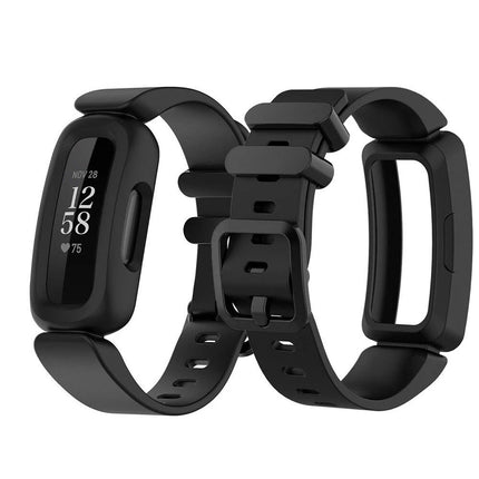 Fitbit Ace 3 Anti-Lost Silicon Replacement Wristband Ace3 Watch Band Strap Black