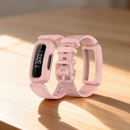 2Packs Fitbit Ace 3 Bands Silicon Replacement Wristband Watch Band Strap Pink