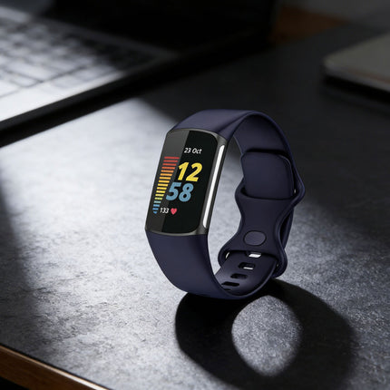 Midnight Blue Replacement Bands for Fitbit Charge 5 6 Band Tracker Fitness Strap Wristbands