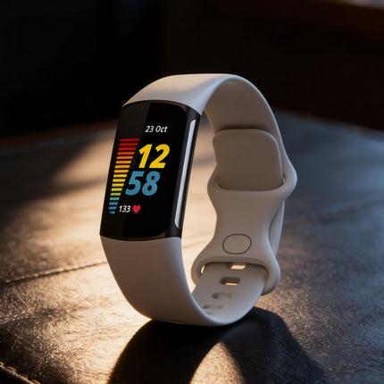 White Replacement Bands for Fitbit Charge 5 6 Band Tracker Fitness Strap Wristbands