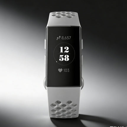 Fitbit Charge 3 4 Watch Soft Silicone Sports Replacement Band Wrist Strap Grey