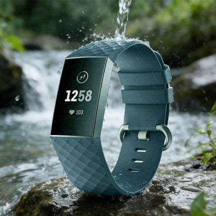 Fitbit Charge 3/4 Smart Watch Classic Replacement Band Cyan