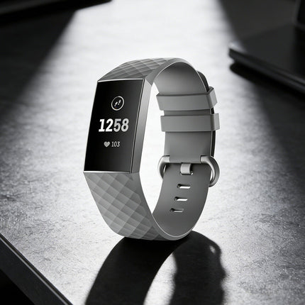 Fitbit Charge 3/4 Smart Watch Classic Replacement Band Grey