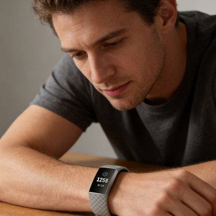 Fitbit Charge 3/4 Smart Watch Classic Replacement Band Grey