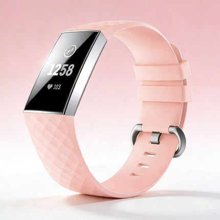 Fitbit Charge 3/4 Smart Watch Classic Replacement Band Light Pink